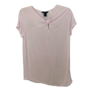 H&M Baby Pink T-Shirt With Bow Cut Out